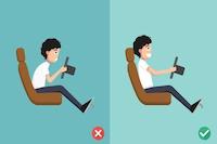 رانندگی با ماشین و موتورسیکلت