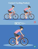 هنگام دوچرخه‌سواری